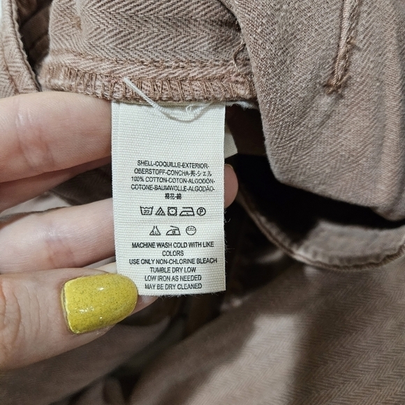 Free People Clean Mod Utility Crop Pant Mauve Size 0 - Picture 8 of 14